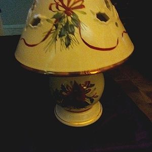 Lenox Winter Greetings Tea Light Candle Holder.
